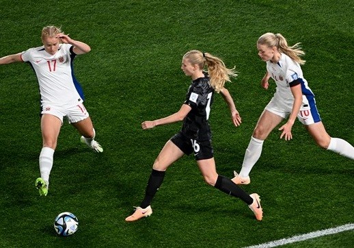 New Zealand thắng tối thiểu Na Uy ở trận mở màn World Cup 2023.