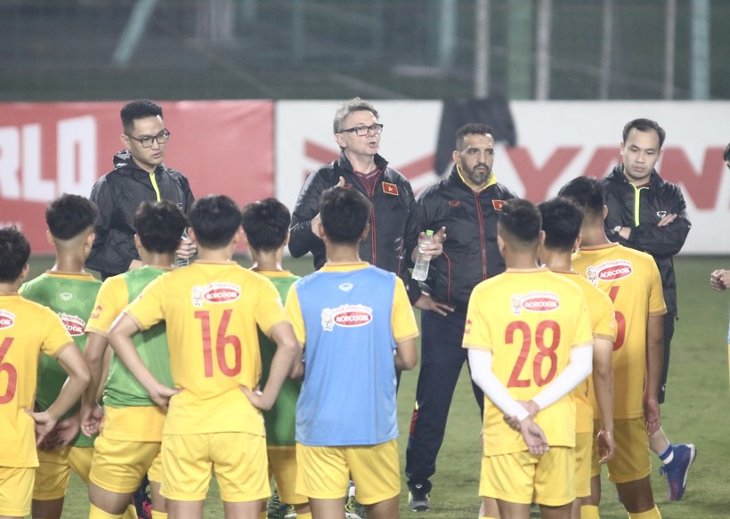 Đội tuyển U23 Việt Nam chuẩn bị cho vòng loại U23 châu Á 2024.