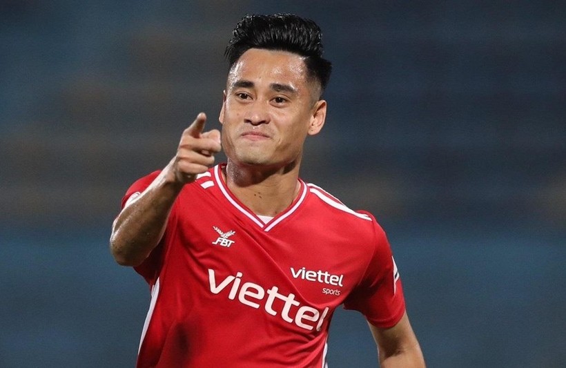 Vũ Minh Tuấn khi gia nhập CLB Bình Định sau khi chia tay Hà Nội FC.