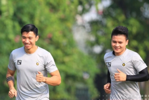 Quang Hải và Văn Hậu làm khán giả ở vòng 2 V-League 2023/24 vì chấn thương.