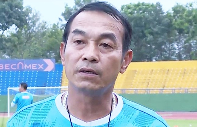 HLV Đinh Thế Nam thể hiện quyết tâm lớn trước trận gặp Công an Hà Nội FC.