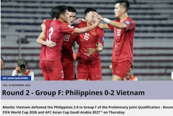 Tuyển Việt Nam được AFC ca ngợi sau chiến thắng trước Philippines.