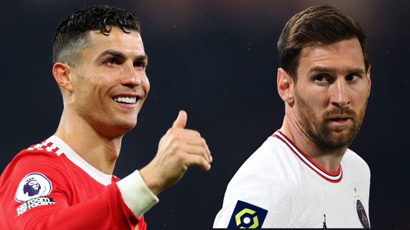 Messi và C.Ronaldo - hai tượng đài của bóng đá thế giới.