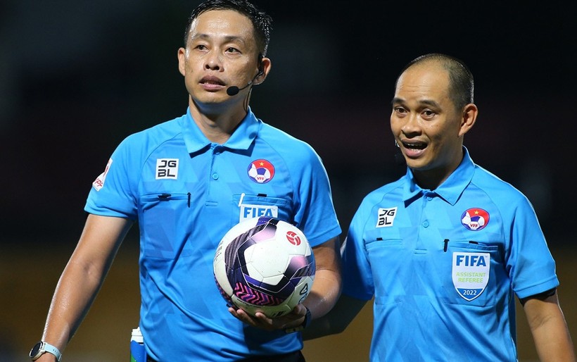 Trọng tài Ngô Duy Lân bắt trận Hải Phòng – Khánh Hòa ở vòng 6 V-League.