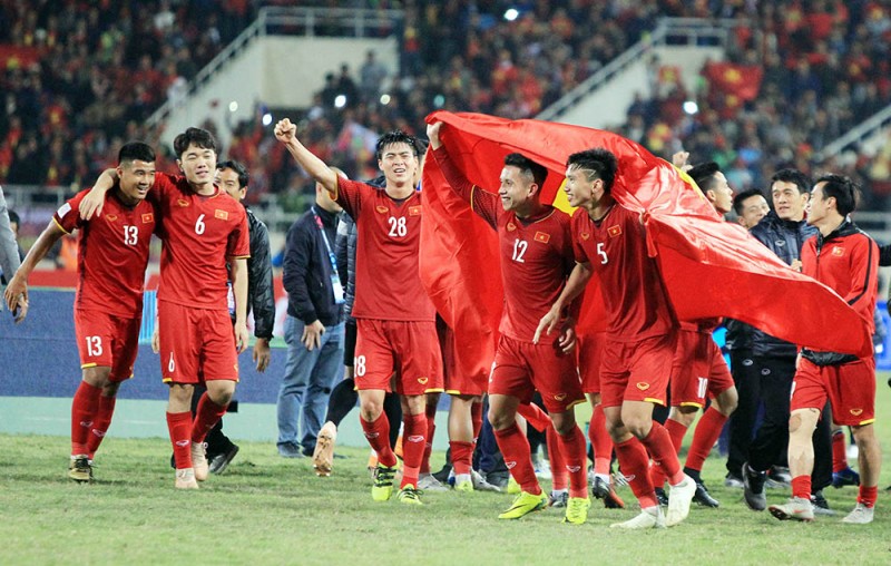 Đội tuyển Việt Nam được truyền thông Đông Nam Á vinh danh.