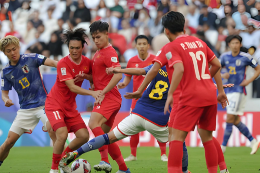 Tuyển Việt Nam thua Nhật Bản ở trận ra quân giải Asian Cup 2023.