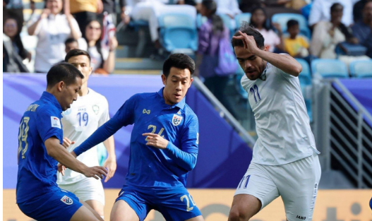 Tuyển Thái Lan chính thức dừng bước ở Asian Cup 2023 sau trận thua Uzbekistan.