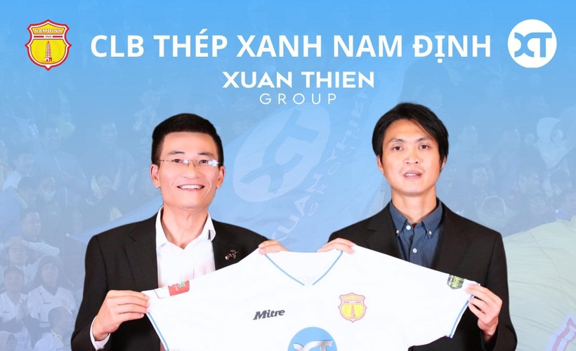 Tuấn Anh gia nhập Thép xanh Nam Định ở giai đoạn hai V-League.