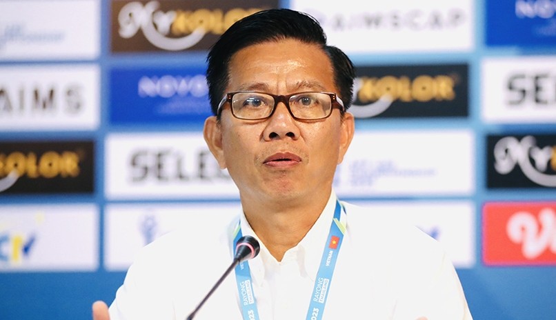 HLV Hoàng Anh Tuấn tự tin trước trận gặp U23 Malaysia.