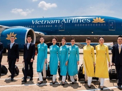 Tiếp viên của Hãng hàng không Vietnam Airlines. Ảnh minh họa.