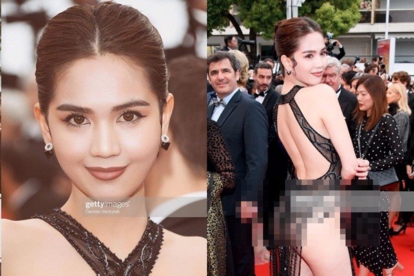 Ngọc Trinh gây tranh cãi khi tiếp tục mặc váy phản cảm trên thảm đỏ Cannes