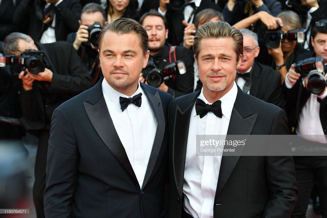 Brad Pitt, Leonardo DiCaprio mặc “đồ đôi” lịch lãm trên thảm đỏ Cannes