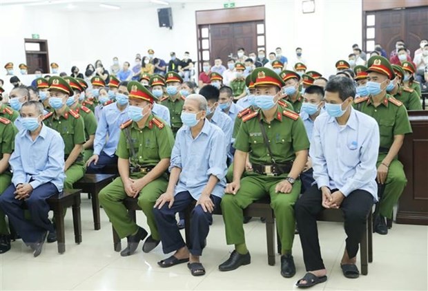 TAND TP Hà Nội xét xử phiên sơ thẩm các bị cáo trong vụ án.