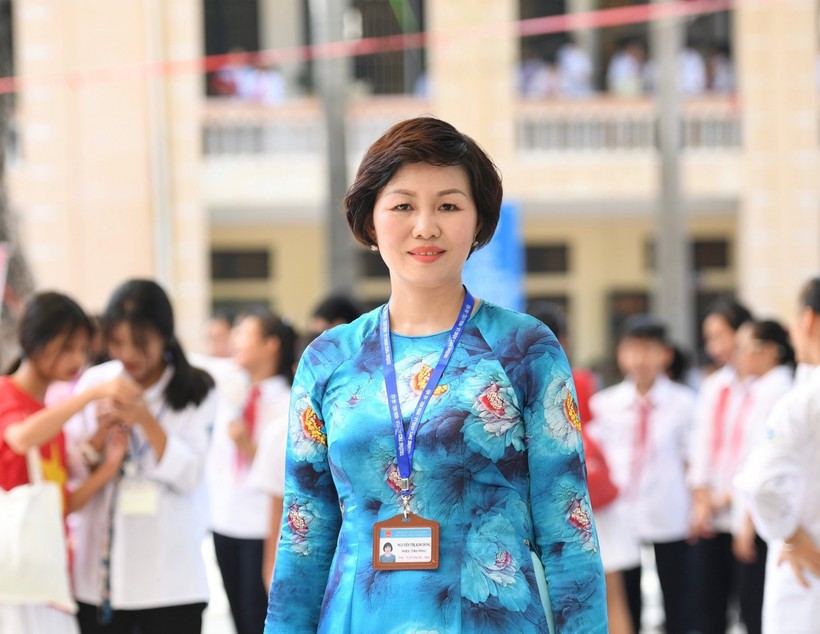 Cô Nguyễn Thị Kim Dung là một trong những nhà giáo có nhiều đổi mới, sáng tạo trong quản lý và giảng dạy. 