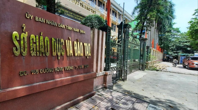 Trụ sở cơ quan Sở GD&ĐT Nam Định. Ảnh: Đình Tuệ.
