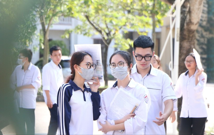 Thí sinh tham dự kỳ thi tốt nghiệp THPT năm 2023 tại Nam Định.