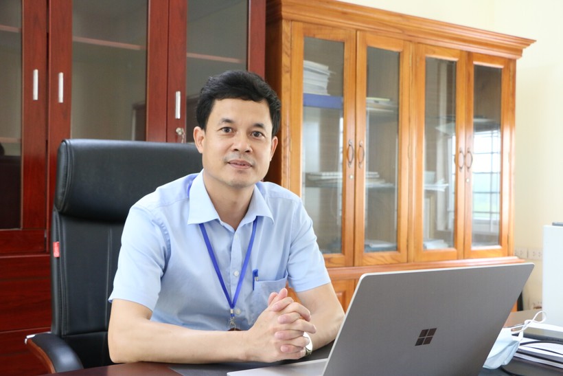 Thầy Chu Quang Hùng - Hiệu trưởng Trường THCS Cổ Đô.