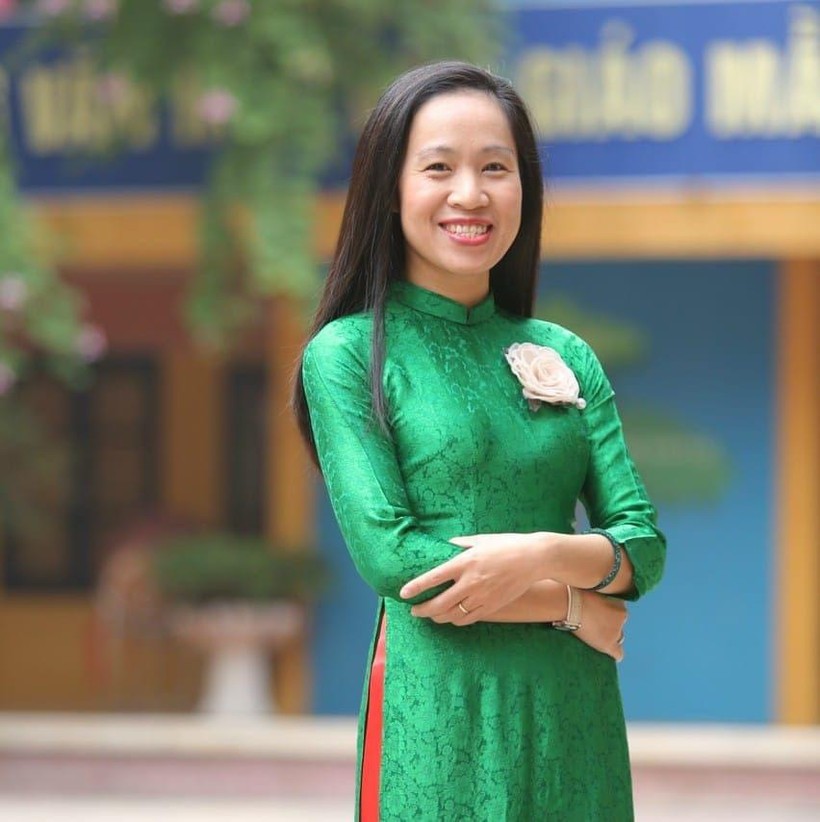 Cô Nguyễn Nguyệt Ngư - Tổ trưởng tổ Ngoại ngữ, Trường THCS Thái Thịnh.