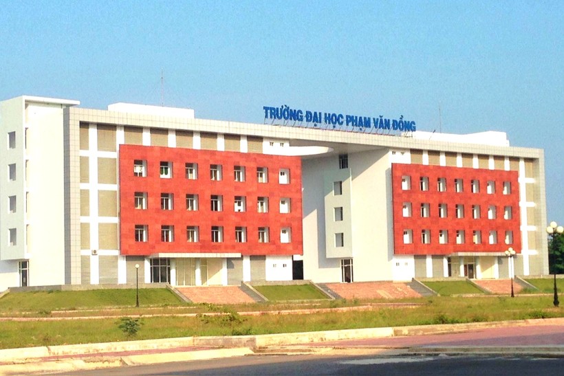 Trường Đại học Phạm Văn Đồng đăng ký bổ sung chỉ tiêu tuyển sinh, đào tạo giáo viên năm 2023. Ảnh PDU.