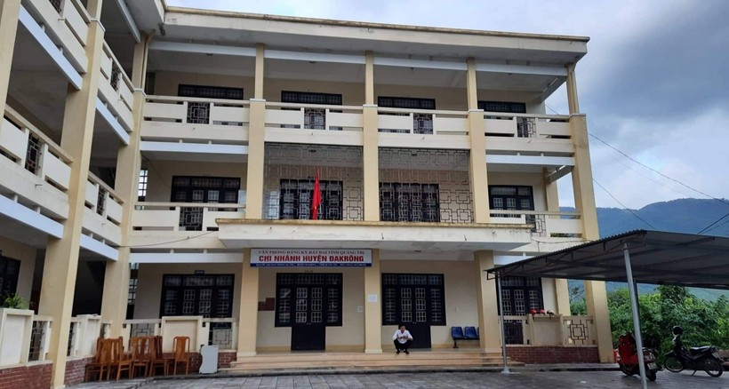 Văn phòng đăng ký đất đai chi nhánh huyện Đakrông - nơi ông Đào Ngọc Thạch công tác.