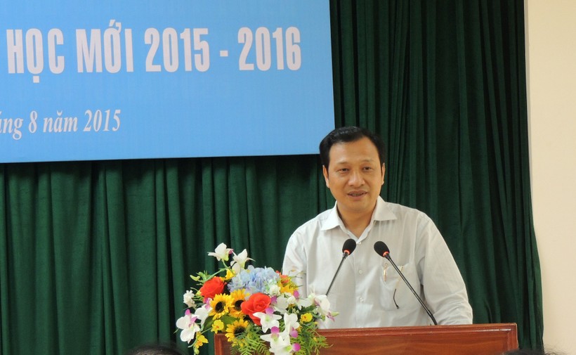  Ông Lê Hoài Nam - Phó GĐ Sở GD&ĐT TPHCM phát biểu tại hội nghị
