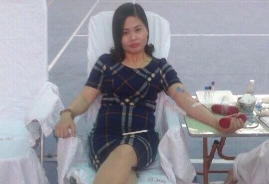  Cô giáo 8 lần hiến máu tình nguyện