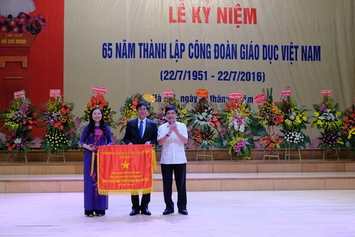 65 năm Công đoàn Giáo Dục Việt Nam:  Đổi mới, năng động, sáng tạo trước tình hình mới
