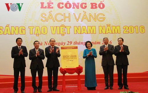 Công bố Sách vàng Sáng tạo Việt Nam 2016