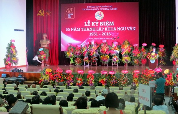 Kỷ niệm 65 năm khoa Ngữ văn – Trường Đại học  Sư phạm Hà Nội