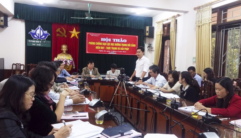 Nghệ An: Hội thảo về phòng chống bạo lực học đường