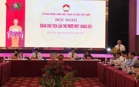 Hội nghị lần thứ 11 Đoàn Chủ tịch  Ủy ban T.Ư MTTQ Việt Nam (khóa VIII)