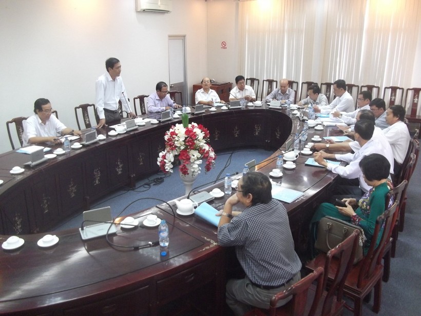Quang cảnh buổi họp xét tặng danh hiệu Nhà giáo ưu tú cấp tỉnh, năm 2017

