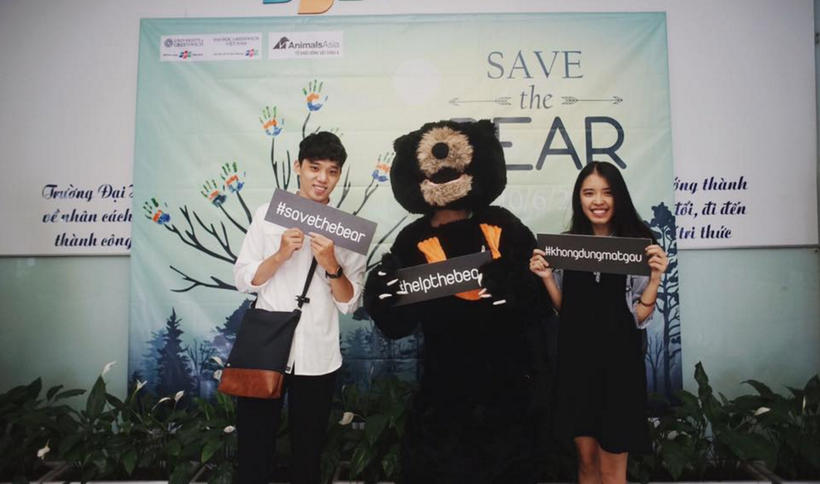 Sinh viên Greenwich Việt Nam với dự án Save the bear