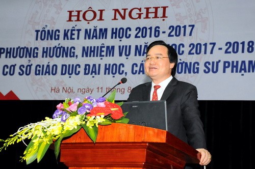 Bộ trưởng Phùng Xuân Nhạ: Đưa ra những giải pháp tốt nhất, nâng cao chất lượng giáo dục đại học 