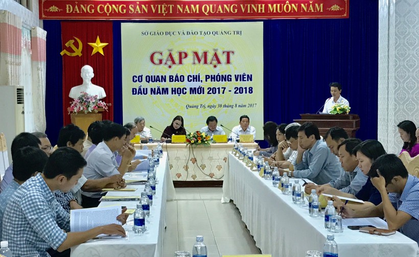 Ngành GD&ĐT tỉnh Quảng Trị gặp mặt báo chí trước thềm năm học mới
