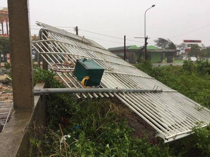 Hà Tĩnh:Bão số 10 đã vào đất liền gây thiệt hại cho nhiều địa phương