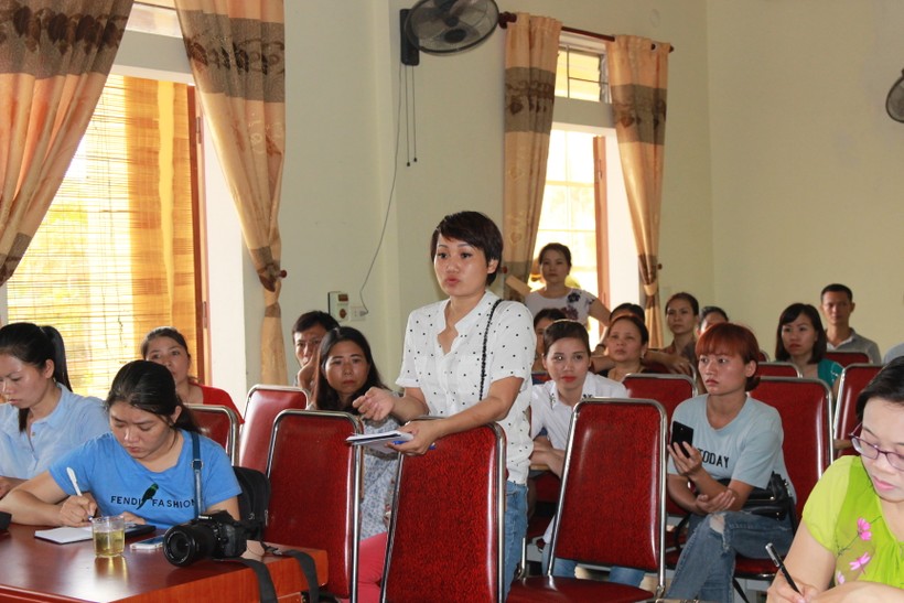 Một cuộc làm việc với phụ huynh tại trường Tiểu học Nguyễn Trãi (TP Vinh)