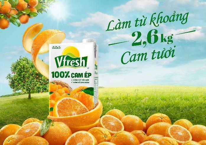 Nước trái cây Vfresh 100% - nguồn vitamin tự nhiên cho những người bận rộn