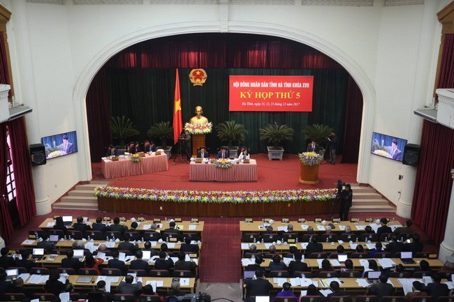 Toàn cảnh lễ Khai mạc kỳ họp thứ 5, HĐND tỉnh Hà Tĩnh khóa XVII