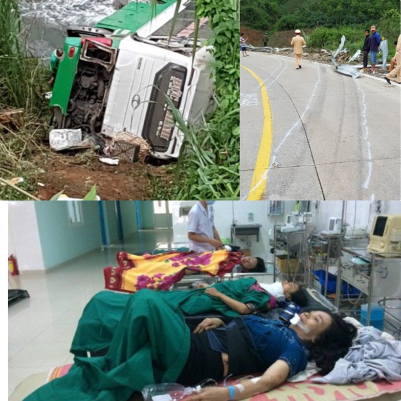 Nạn nhân kể về phút kinh hoàng khi xe khách chở 44 người lao xuống vực ở đèo Lò Xo, Kon Tum