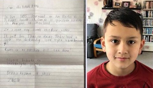 Cậu bé 9 tuổi gốc Thái viết thư xin thủ tướng Hà Lan cứu đội bóng nhí