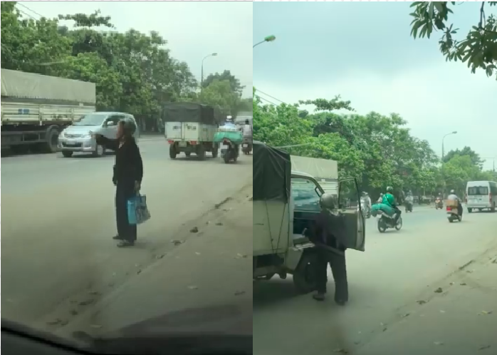  Clip: Bà cụ vẫy xe bên đường và hành động đẹp của bác tài xế khiến dân mạng tung hô