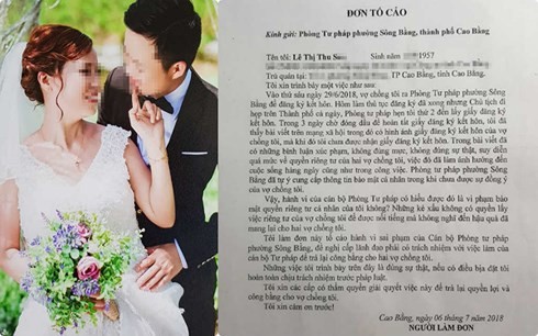 Vụ cô dâu 61 chú rể 26 ở Cao Bằng: Xác định được nữ cán bộ phường để lộ giấy đăng ký kết hôn