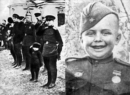 Chiến sỹ Hồng quân 6 tuổi Sergey Aleskov