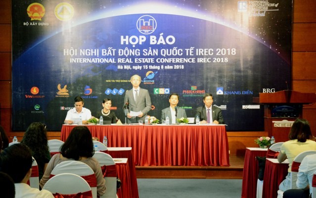 Ông Nguyễn Trần Nam, Chủ tịch Hiệp hội BĐS Việt Nam, Trưởng Ban Tổ chức, thông tin về IREC 2018