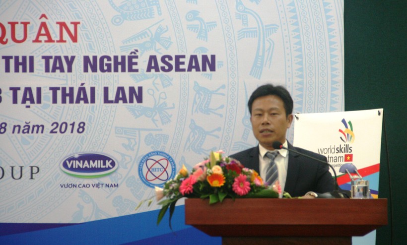Thứ trưởng Lê Quân giao nhiệm vụ cho đoàn Việt Nam tham dự Kỳ thi tay nghề ASEAN lần thứ 12