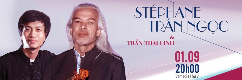 Nghệ sỹ violon-piano Stéphane Trần Ngọc và Thái Linh song tấu