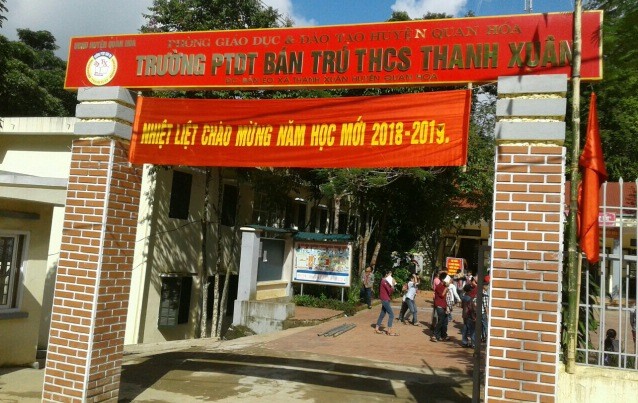 Trường Phổ thông Dân tộc bán trú THCS Thanh Xuân rộn ràng không khí khai giảng