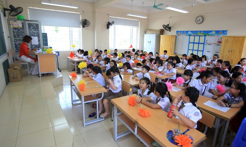 Năm học này, trường tiểu học Chu Văn An có 23 lớp 1 với 1.145 học sinh