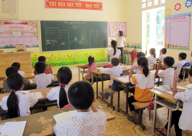 Đã vào năm học mới nhưng Trường TH Trung Lý 1 (xã Trung Lý - huyện Mường Lát – Thanh Hóa) vẫn thiếu nhiều giáo viên. Ảnh: Thanh Long